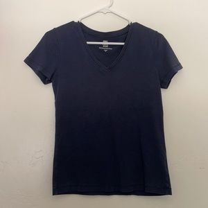 Navy Blue V Neck